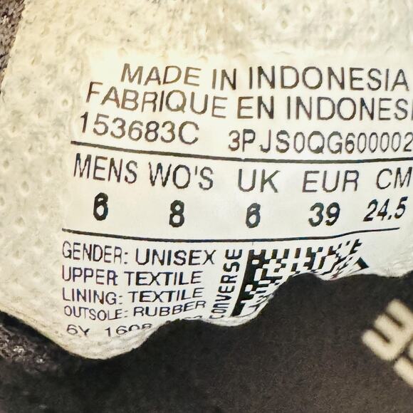 Converse Shoes Womens 8 Blue Canvas Chuck Taylor All Star High Top Sneakers - Picture 9 of 10